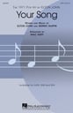 Your Song SATB choral sheet music cover